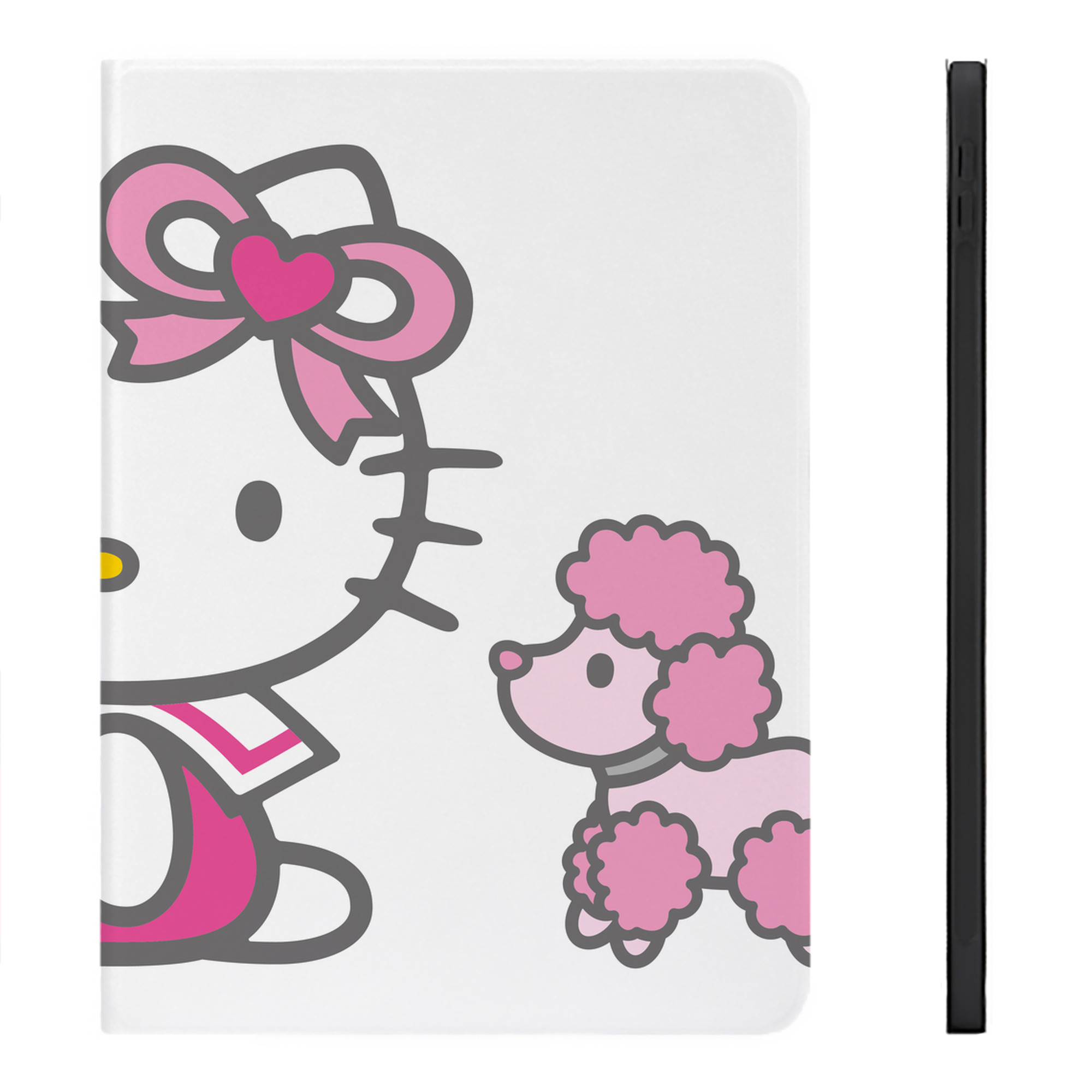 （画像用） Hello Kitty ハローキティ IPadケース ペンホルダー付き ブックスタイルデザイン